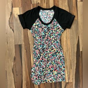 BCBGeneration multi-colored mini dress